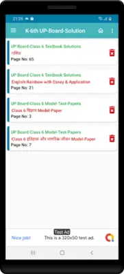 Class 6 UP Board Solutions in android App screenshot 6